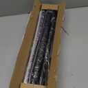 Black Shower Curtain Rod 31 to 80 Inch,1 Inch Diameter Adjustable Spring Tension Stainless Steel Telescoping Rod,Easy Install,No Rust