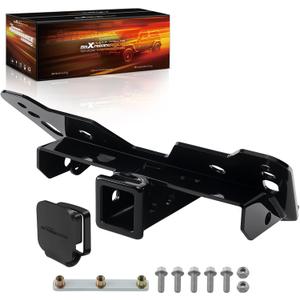 maXpeedingrods Front Lower Receiver Hitch Plow Mount, 2 Inch Receiver, Towing Hitch for Polaris Ranger 400 500 570 800 900 Mid-Size & Full-Size 2009-2022