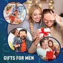 BIIB Fathers Day Mens Gifts for Husband Dad Rechargeable Flashlight Gloves, Birthday Gifts for Men Dad Grandpa, Fathers Day Gift from Daughter Son Wife, Cool Gadgets Camping Fishing Essentials