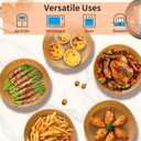 250 Pcs 7.9 Inch Round Air Fryer Liners Disposable for Home Bakers - Thickened Silicone Oil Paper - Withstands up to 450F Heat - for Air Fryer 5 to 8 Qt