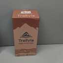 Trailvia Comfortable Footbed Sandals for Men & Women Adjustable Buckle & Arch Support, Waterproof Summer Slides for Outdoor, Beach & Everyday Adventures (Black) 27/10