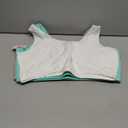 Fruit of the Loom Women's Multi-Pack Tank Top Style Sports Bra (48, Mint Chip/White/Grey Heather)