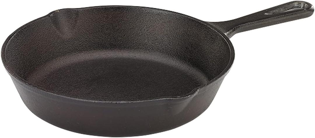 Mercer Culinary Pre-Seasoned Cast Iron Skillet, 8-Inch (Black)