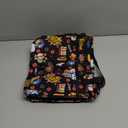 Bingo Bag with Pockets for Daubers Dabbers Dotters Bingo Stuff Supplies for Players (Black)