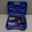 23PCS Handheld Vacuum Pump Tester Brake Bleeder Kit Brake System Bleeding Tools with Adapters and 2 Reservoir Bottles Automotive Brake for Car Truck Motorcycle (Blue)