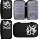 Sadnyy 2 Pcs Carnival Cruise Essentials 2026 Passport Holder Travel Family Document Organizer Waterproof Passport Wallet Holders Bag Zippered for Women Men