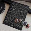 2 x Halloween Airbrush Stencils Nail Sticker, Skull Ghost Bat Nail Art Stickers Nail Stencils Decals, Holiday Design Hollow Nail Guides Decal for Women Decoration DIY Tools 6Pcs (1)