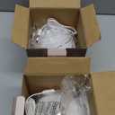 SALKING Essential Oil Diffuser (Set of 2), 100ml Small Aromatherapy Diffuser with Auto Shut-Off, Ultrasonic Diffusers for Essential Oils, Cool Mist Humidifier with Warm White Lights, for Office Home