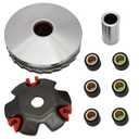 High-Performance Racing Variator Kit for Chinese Scooter Moped ATV 4-Stroke GY6 100cc 139QMB 139QMA Engine Front Clutch,Variator Drive Wheel Assembly with 8.5 gram Roller Weights