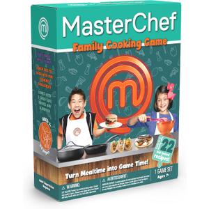 MasterChef Family Cooking Game. Turn Mealtime into Game Time! Ages 7+, Multicolor, 22 Family Tested Recipes 5 Pack