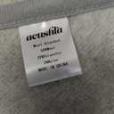 ACUSHLA Merino Wool Blanket Warm Throw Camping Outdoor Travel,Gray Plaid, Size 79" x 63"