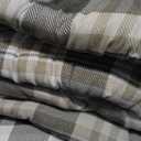 Nautica- Queen Comforter Set, Reversible Microsuede Bedding with Matching Sham(s), Casual Home Decor (Lewes Grey, Queen)