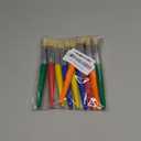 10Pcs Paint Brushes for Kids, Anezus Kids Paint Brushes Toddler Large Chubby Brushes Round and Flat Preschool Painting Brushes for Washable Paint Acrylic Paint