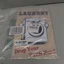 Funny Utility Room Metal Sign Laundry Drop Your Pants Here Vintage Laundry Decor Basement Wall Art Whimsical Plaque 8x12Inch, 20X30cm