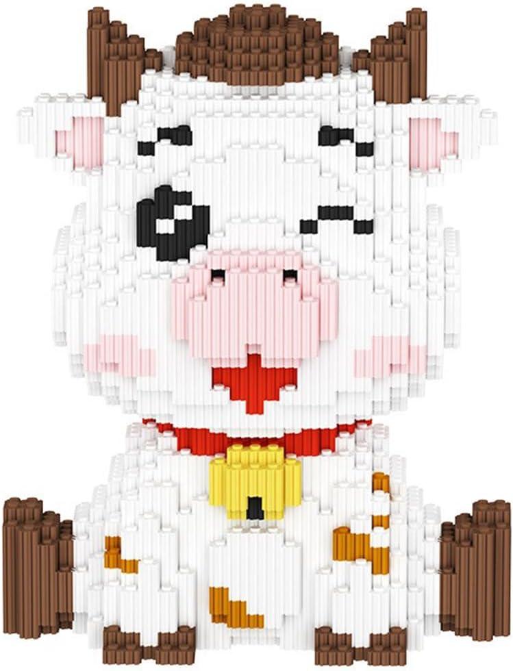 BDYDT Dairy Cattle Micro Building Blocks Set 1983 Pieces Gift for Adults and Kids Ages 14 Years and Up