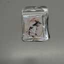 2 x Christmas Tree Decorations, Acrylic Christmas Tree Ornaments, Double-Printed Animal Hanging for Christmas Tree, Home Decor, Children's Gifts (Cow)