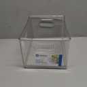 iDesign Recycled Plastic Pantry Storage Bin – Linus Collection - Clear, 11.26"L x 7.99"W x 5.98"H