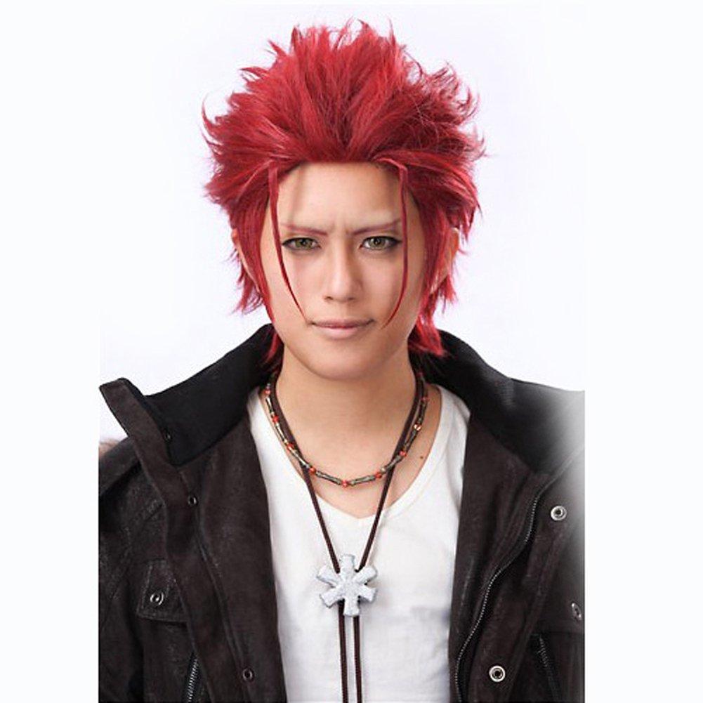 12' Short Red K Project Mikoto Suoh Anime Cosplay Wig1