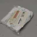 Mr. Pen- Christmas Tree Skirt 24 inches, White Faux Fur Christmas Tree Skirts with Silver Snowflakes