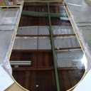 Full Length Mirror, 76"x34" Oversized Arched Mirror Large Standing Mirrors, Tall Mirrors Body Floor Mirror for Bedroom Living Room Aluminum Frame,Gold