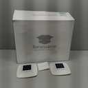 Davinci Lighting Renaissance Solar Outdoor Post Cap Lights - Includes Bases for 4x4 5x5 6x6 Posts - Bright LED Light - Pearl White (12 Pack)