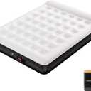 COMMOUDS Queen Air Mattress with Built-in USB Rechargeable Air Pump, Camping Blow up Mattress, Portable Inflatable Mattress, Air Bed for Outdoor, Travel, Home and Guest, 8" Raised