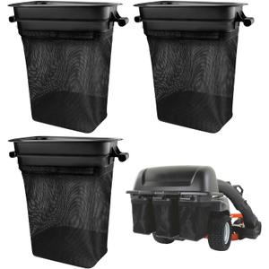 Braveboy 400226 532400226 Lawn Tractor Grass Catcher Container Bag Compatible with Husqvarna/Craftsman/Poulan Replaces 960730028, 966529103, G483ST, RZ30, RZ3016 for Dixon Riding Lawn Mowers (3 Pack)
