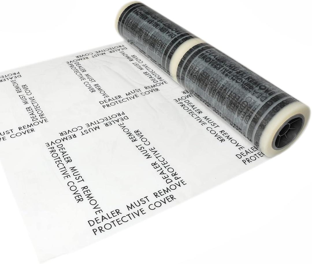 4 mil Adhesive Car Carpet Protector Film Roll, Sticky Car Floor Mats Protector Cover Sheets, 24" x 200'