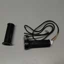 Electric Bike Full Twist Throttle Right Handle Throttle 24V 36V 48V 60V 72V with 3 pin Waterproof/SM Connector for EBike or Folding Electric Scooter