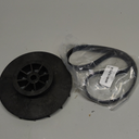 OEM WH03X32217 Washer 1/2 HP Motor Pulley & Belt & Nut Set Compatible with GE, Replacement Part WH07X24182 WH49X25377 4975025 AP7018598 PS16554753 EAP16554753