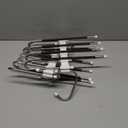 Kalimdor Pants Hangers 2 Pack Space Saving Metal Closet Organizer,Clothes Pants Hangers,Anti-Slip Design,Closet Organizers and Storage for Pants Jeans Skirts Scarf Legging