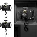 Rotating Integrated Cargo Bed-Mounted Retractable Ratchet Straps Compatible with Ford F150 F250 F350 F450 Accessories 20152026 Tie Down Straps with Swivel Ratchet Boxlink Anchors (Dark Black)