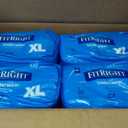 FitRight Ultra Adult Incontinence Underwear, Heavy Absorbency, X-Large, 56 - 68, 4 Packs of 20 (80 Total)