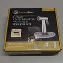 Purrfectzone Bidet Sprayer for Toilet, Handheld Sprayer Kit, Cloth Diaper Sprayer Set - Easy to Install - Stainless Steel