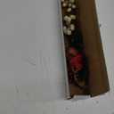 Leinuosen 30 Pcs Christmas Table Centerpieces Decorations - Christmas Arrangements Centerpiece Floral Artificial Berry Rattan Garland Pine Cone with LED Light for Xmas Winter Table Home Decor