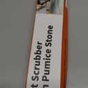 Foot Scrubber with Pumice Stone, 3 in 1 Adjustable Aluminum Tube 15-28 Shower feet Dead Skin Remover, Foot Cleaning Brush for Seniors,Elderly, Disabled Men and Women