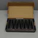 KSP M14x1.5 Spike Lug Nuts for Silverado Sierra 1500 2500 3500, 32PCS Black 14x1.5 Wheel Lug Nuts for F250 F350, 14mm x 1.5 Bulge Acorn Lug Nut with 1 Socket Key for Aftermarket Wheel