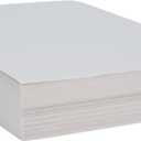 Sax School Smart - 85250 Newsprint Drawing Paper, 30 lb, 8-1/2 x 11 Inches, 500 Sheets, White