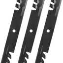 482878 Mower Blades Fit for 36" 52" Deck Lawn Mowers, Mulching Blades 481711 Compatible with A riens Zoom 2252, Gravely Promaster 152Z, Replace Scag 481707 48185 48108 A48108 (3 Pack)