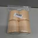4 Rolls Pre Wrap Tape 2.75 Inch x 30 Yards Prewrap Athletic Tape, Prewrap Headbands for Hair Soccer, Foam Underwrap Sports Wrap for Wrists Elbows Knees Ankles, Avoid Skin Injuries (Beige)