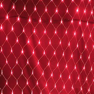 Led Net Lights,Decorative Hanging Mesh Lights Safe Voltage String Lights with 8 Modes,Indoor Outdoor Fairy Lights for Garden Wedding Christmas Trees Bushes Patio,Easy Installation-Red 6x4m 880leds