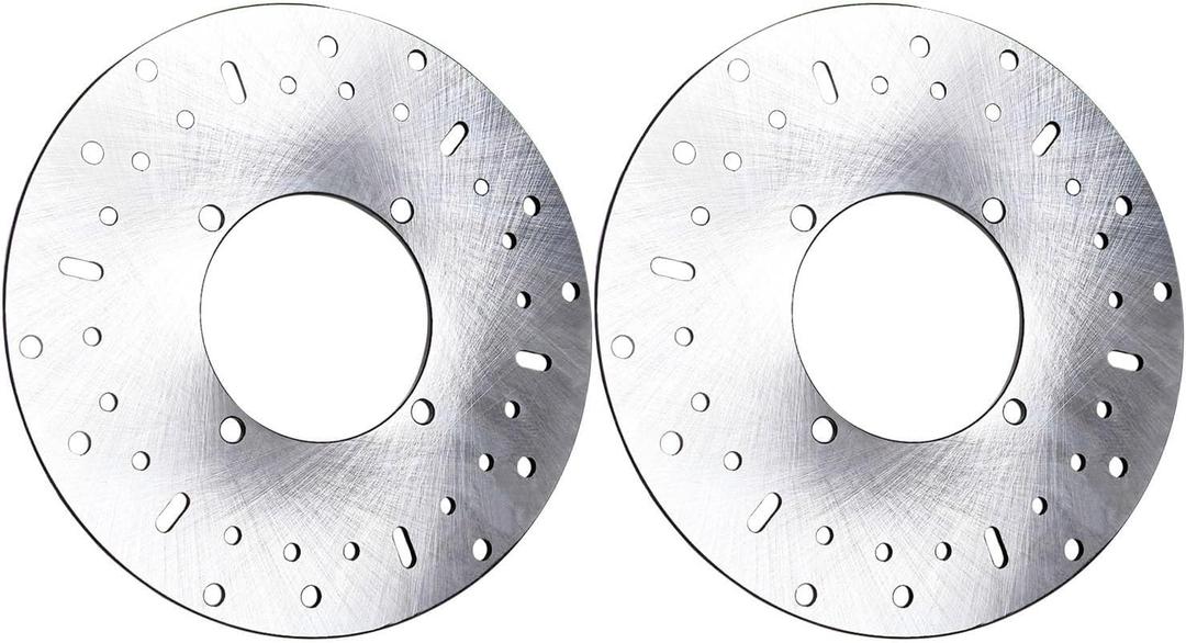2 Pack Front Brake Rotor Discs Compatible with Polaris Ranger Sportsman Magnum Trail Blazer Boss ATP ACE 325 330 400 425 500 570 700 800 Direct Replacement Stainless Steel Disc OEM # 5244314
