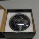 5-3/4 5.75 inch LED Headlight Compatible with Harley Davidson Dyna Sportster Iron 883 1200 Low Rider XLH883 Super Glide Softail Custom XLH1200 Forty-Eight SuperLow Street 500 750(Black)