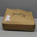 Men's Extra Long Fleece Puffer Jacket Outerwear Winter Coats Hooded Parka Warm Water-resistant Cold Weather (Large, Navy)