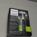 Philips Sonicare ProtectiveClean 5300 Rechargeable Electric Toothbrush, with Pressure Sensor, 3 Cleaning Modes, SmarTimer and QuadPacer, with 2 Bonus Brush Heads, Travel Case, Black, Model HX6423/34