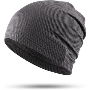 WTACTFUL Cooling Breathable Skull Cap Men Women, Sweat Wicking 2 Pack
3D Honeycomb Mesh Lightweight Moisture-Wicking Thin Summer Beanie Head Cover Cap Under Helmet Liner Hard Hat Gym Running