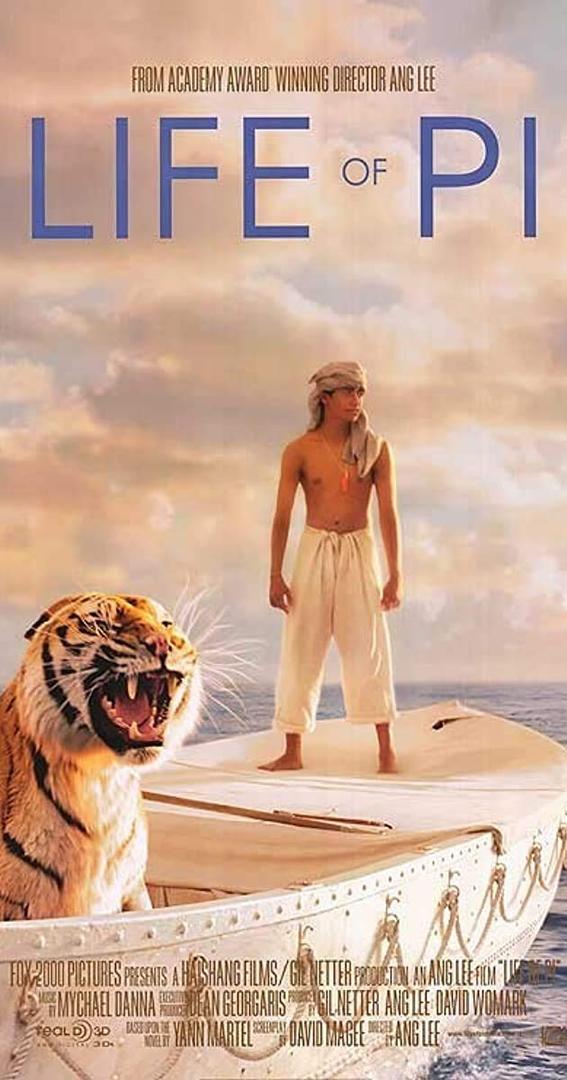 LIFE OF PI - VARIOUS, DVD