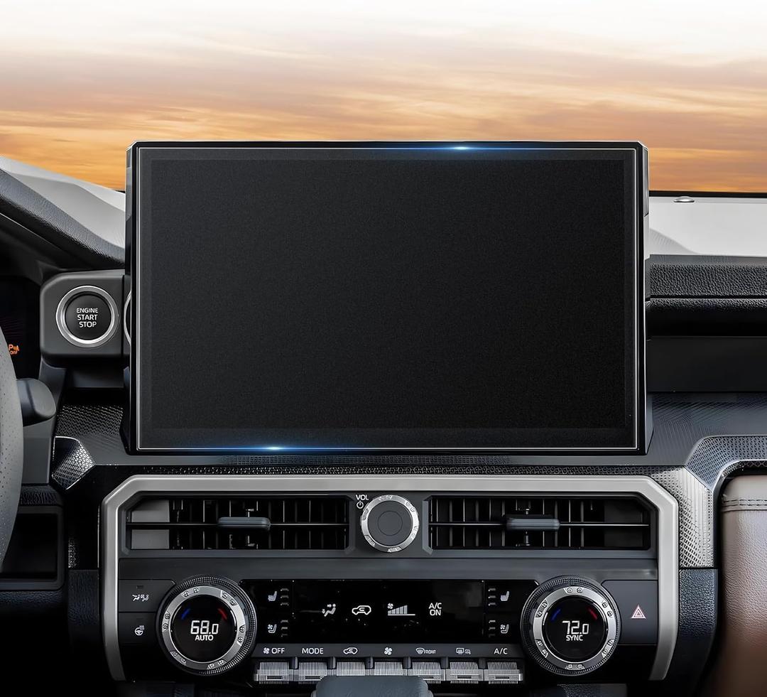 CDEFG Matte Anti Glare for 2025 2026 Toyota Tacoma Screen Protector, 14 Inch Touchscreen, 2024 2025 2026 Tacoma (TRD Pro, Limited, Trailhunter) Accessories Tempered Glass