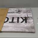 iHAPPYWALL Rustic Country Kitchen Wall Art Kitchen Seasoned with Love Room Sign Dandelion Picture Artwork for Farmhouse Kitchen Decor Ready to Hang 20x36inch