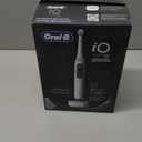 Oral-B iO Series 10 Rechargeable Electric Toothbrush with Visible Pressure Sensor to Protect Gums, 2 Min Timer, 7 Cleaning Settings, 4 Replacement Toothbrush Heads, and Charging Travel Case, White